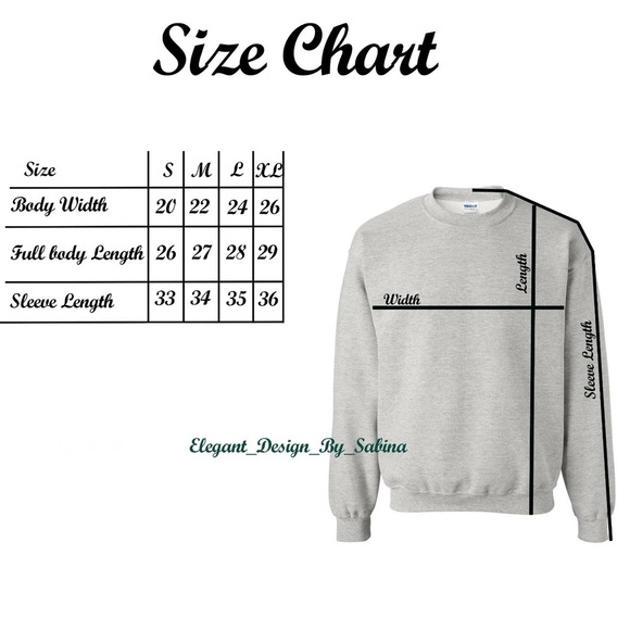 Gildan Teal Sweater with Floral Butterfly Design - Picture 5 of 5